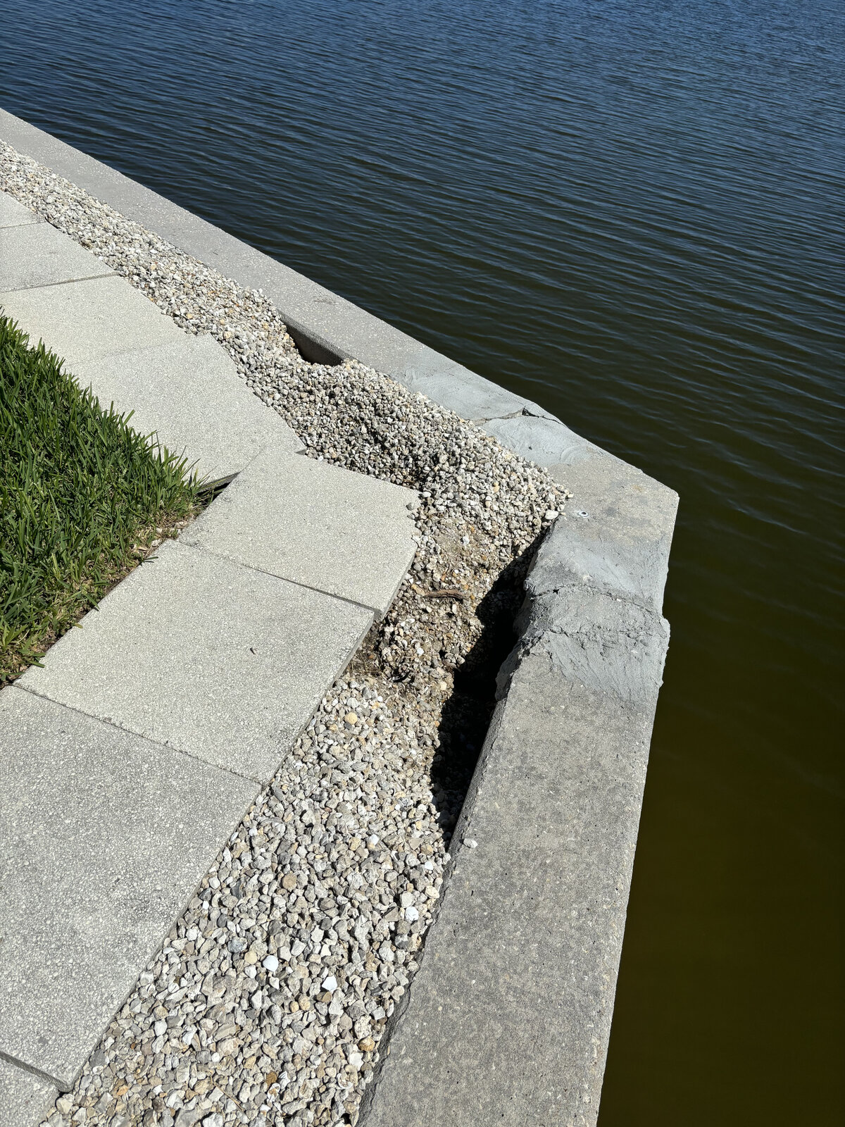 Seawall Cap Rebuild — Before & In Progress in SW Florida