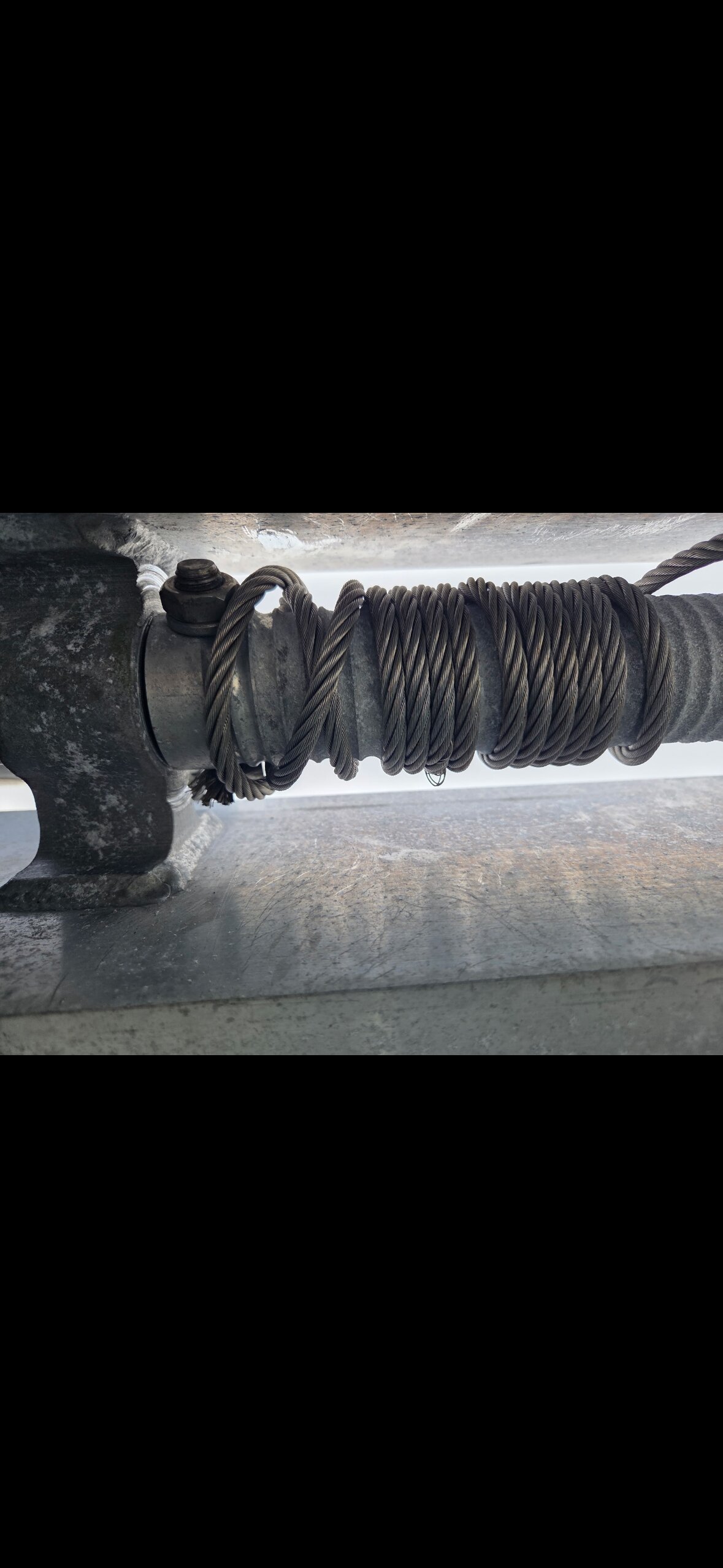Boat Lift Cable Swap & Gable Re-Spool — photo 2